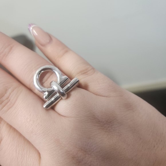 Salvatore Ferragamo silver ring - Picture 3 of 4